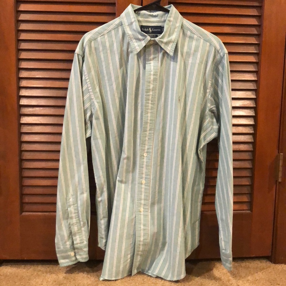 Polo Button down long sleeve dress shirts